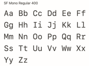 SF Mono